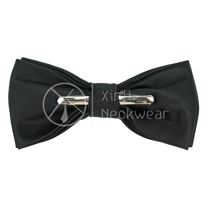 Black Clip Bow Tie