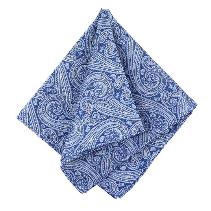Black Paisley Handkerchief